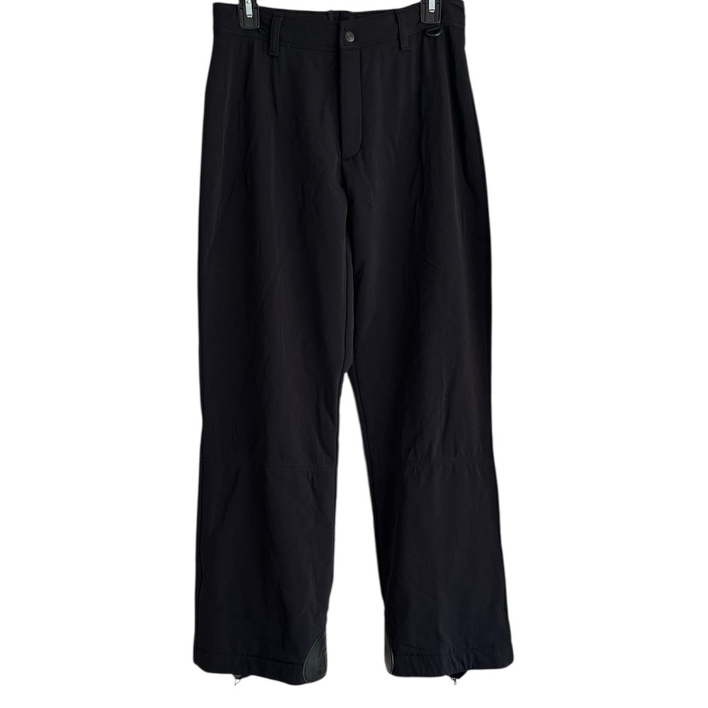 Schoeller Switzerland Women’s AFRC Lined Stirrup Black Ski Snow Pants 10 Regular